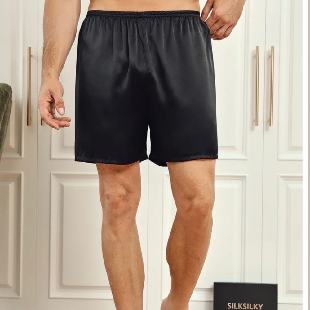 Pure Silk Lounge Shorts